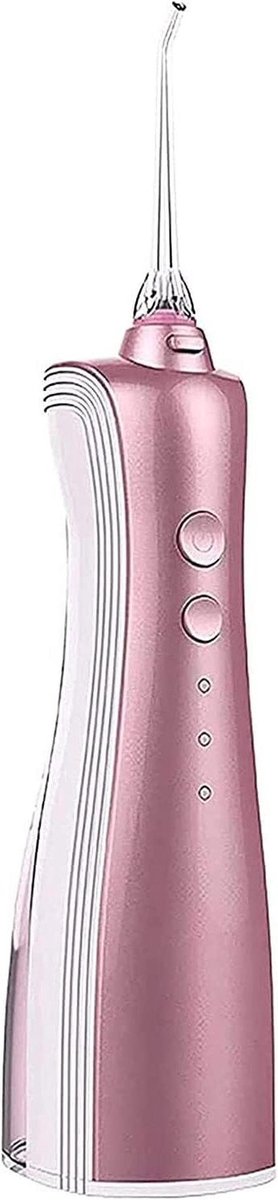 Tandenreiniger Waterflosser - Draagbare Monddouche - Mondhygiëne Verbeteren - Inductief Opladen - 150 ml Tank - Roze