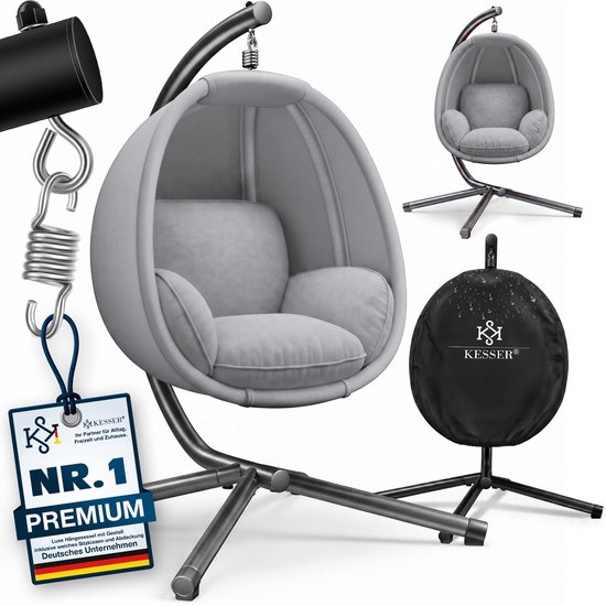 Kesser Hangstoel Luxe Met Standaard Kussen Binnen Buiten 150 kesser-hangstoel-luxe-met-standaard-kussen-binnen-buiten-150