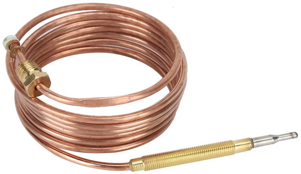 aladdien - Gasfornuis Thermokoppel Kit - Temperatuurgevoelige Sonde - 1500mm - Huishoudelijke Accessoires - Geschikt voor Thuisgebruik - Bescherming..