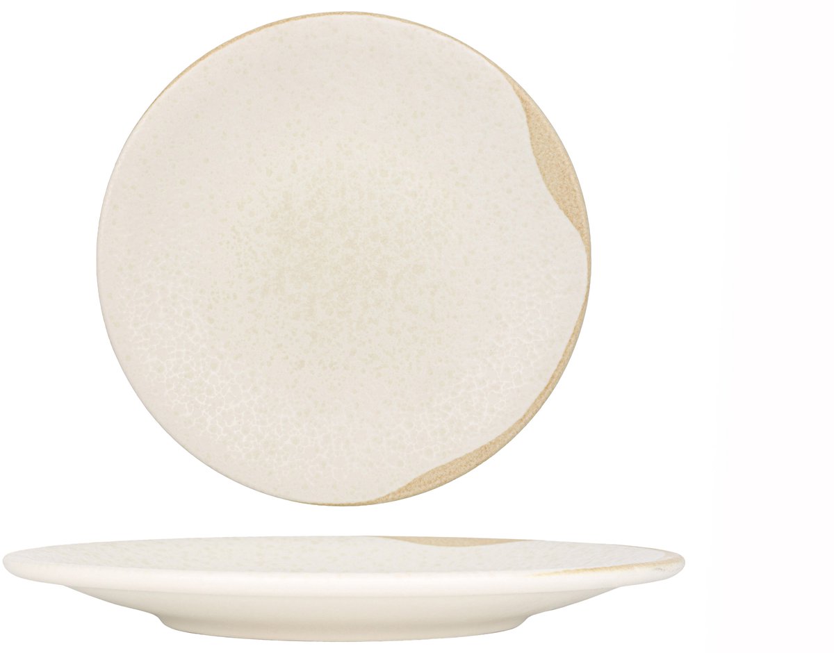 Kütahya Porselen Dinerbord - Sand Wind - Porselein - 30 cm - set van 6
