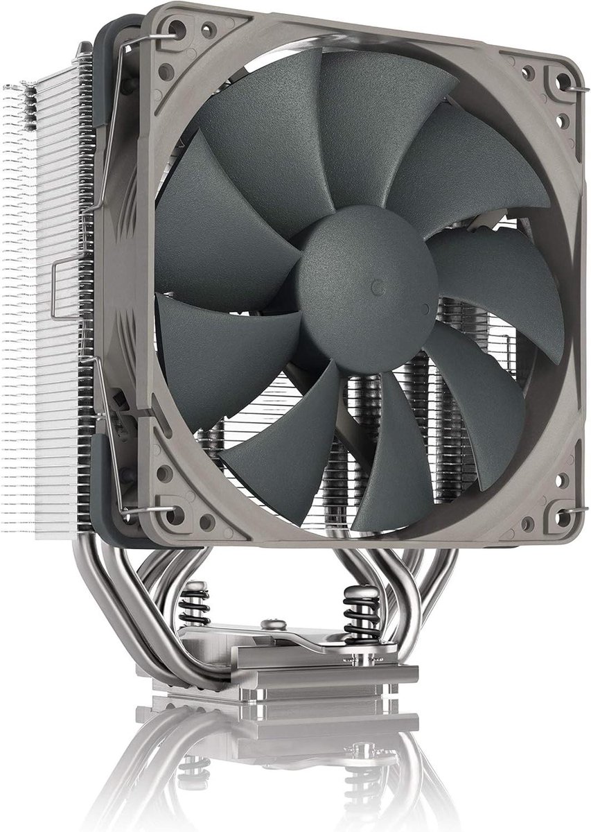 Processorkoeler - CPU Koeler - Stille Koeling - Slank 120mm Ontwerp - 158mm Hoogte - Grijs