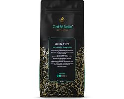 CAFFÈBELLO Giallo d’Oro – Premium Espresso Koffiebonen 1kg – 100% Arabica – Medium Roast – Mild & Elegant