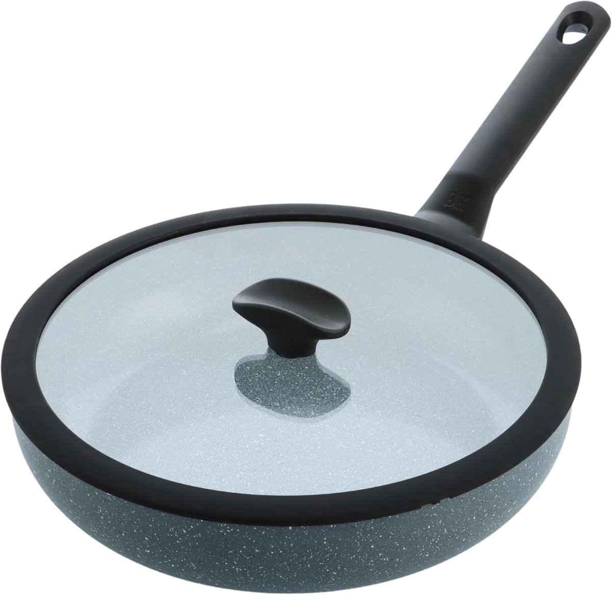 Stoofpan met Antiaanbaklaag en Keramische Granietcoating, Geschikt voor Inductie, 24 cm