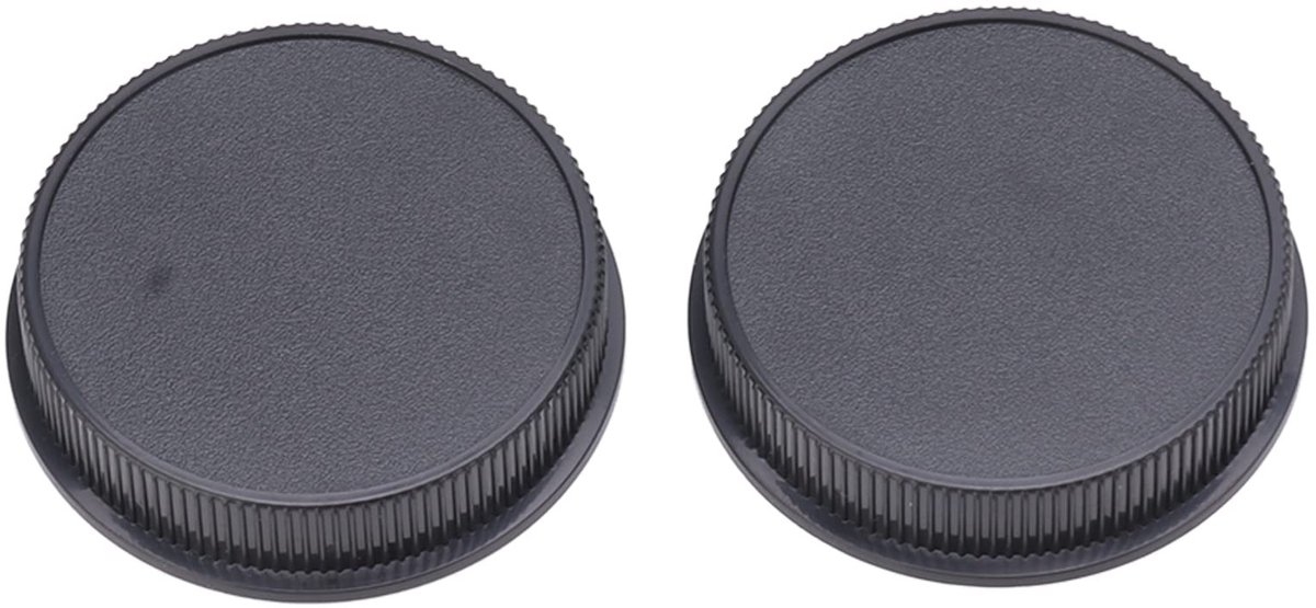 ONF3 - Draagbare Camera Achterlens Beschermkap - Set van 2 - Inclusief Lensdophouders - Microvezel Reinigingsdoek - Geschikt voor Leica SL T Typ...