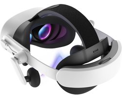 Comfortabele Audio Headset Band met Accu voor Meta/Oculus Quest 3/3S - Dual Snel Oplaadbaar