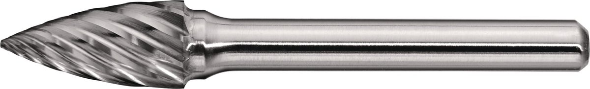 Frässtift SPG INOX D.6mm Kopf-L.16mm Schaft-D.6mm HM Verz.Normal,fein TECWERK