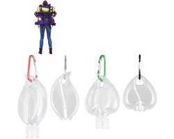 Draagbare Reizen Fles Set voor Outdoor Gebruik - Lekvrij - Transparant - 50ml - Rugzak - Picknick - Lotion - Zeep - Vloeistof
