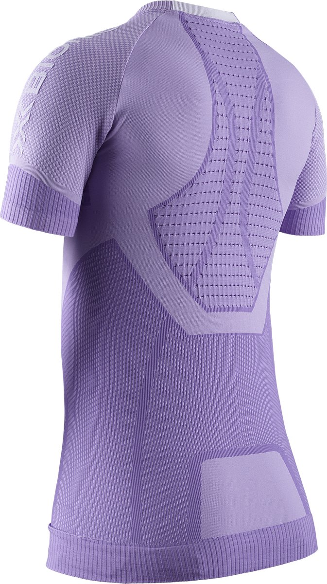 X-Bionic Invent 4.0 Hardloopshirt Korte Mouw Dames Opal Black/Arctic White Maat M