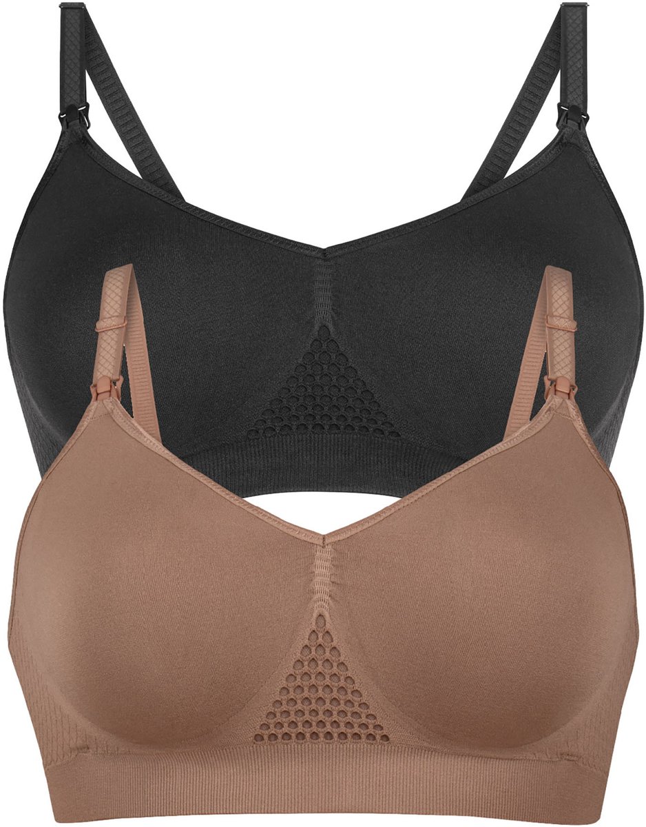 Zwangerschapsbustier 2-pack Seamless