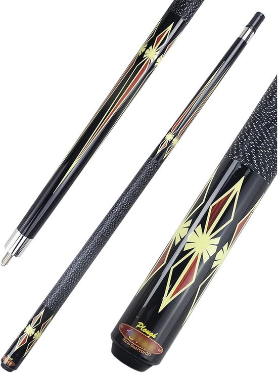 Biljartkeu Set - Pool Keu - Balspelen - Handgemaakte Grip - 58 Inch - Natuurlijk van Merkloos — afbeelding 2