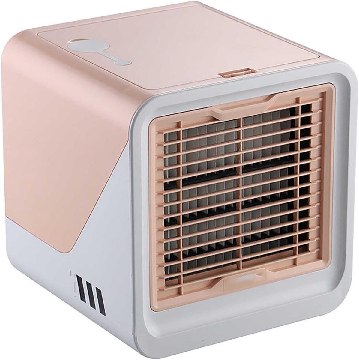 Draagbare Airco Ventilator - Mini Koeler - Persoonlijke Koeling - Luchtbevochtiger Functie - 500ml Tank - Wit
