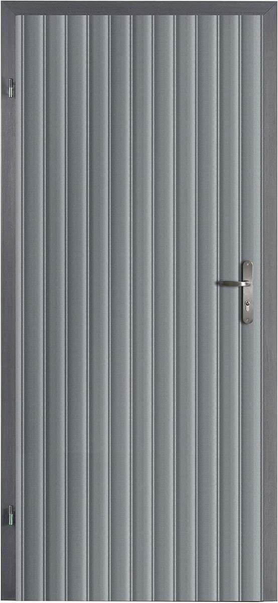 Deurbekleding Isolatie - Deurhoes Warmte - Meer Comfort - Verbetert Akoestiek - 210 cm Hoogte - Grijs