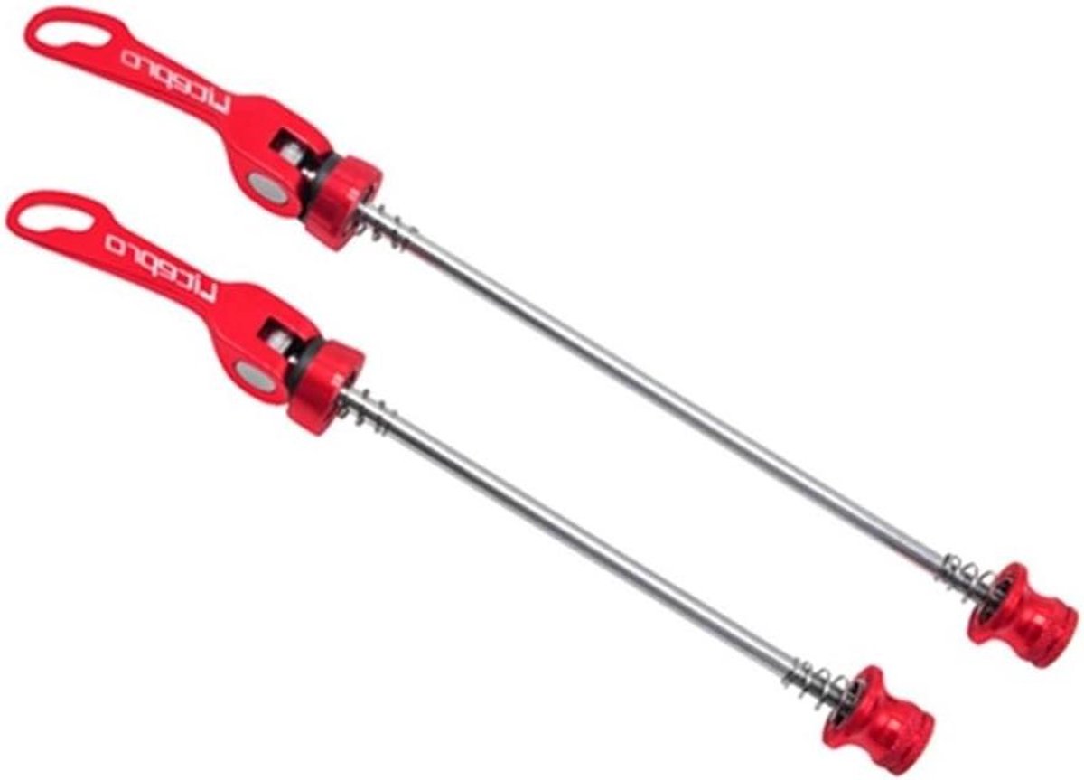 Fiets Snelspanner - Wiel Bevestiging - Wielen Verwisselen - Lichtgewicht Aluminium - 100/135mm - Zwart
