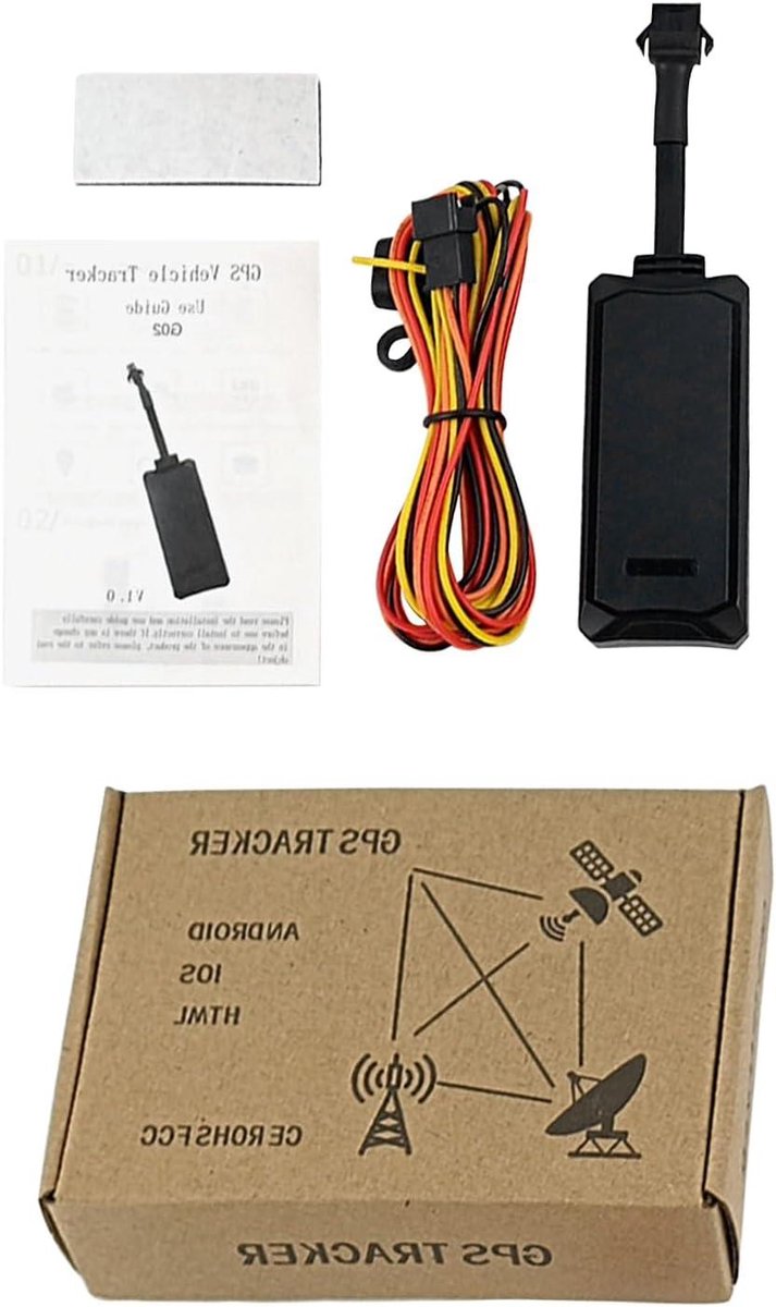 Voertuig Tracker - GPS Locator - Diefstal Preventie - Lange Batterijduur - 16 x 5 x 3 cm - Zwart