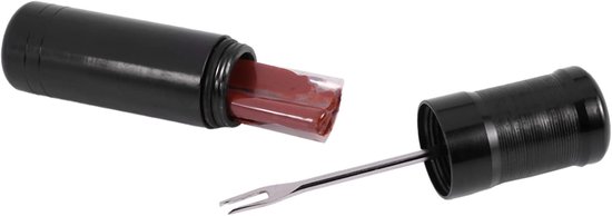 Fietsband reparatiekit - Tubeless reparatie - Onderweg repareren - Aluminium legering - 5 reparatie strips - Zwart van Merkloos — afbeelding 5