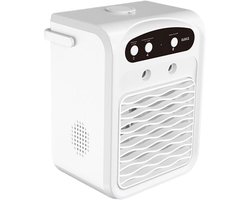 Mobiele Airco - Luchtkoeler - Ruimte Koelen - Met Muziek - 1 Liter Reservoir - Wit