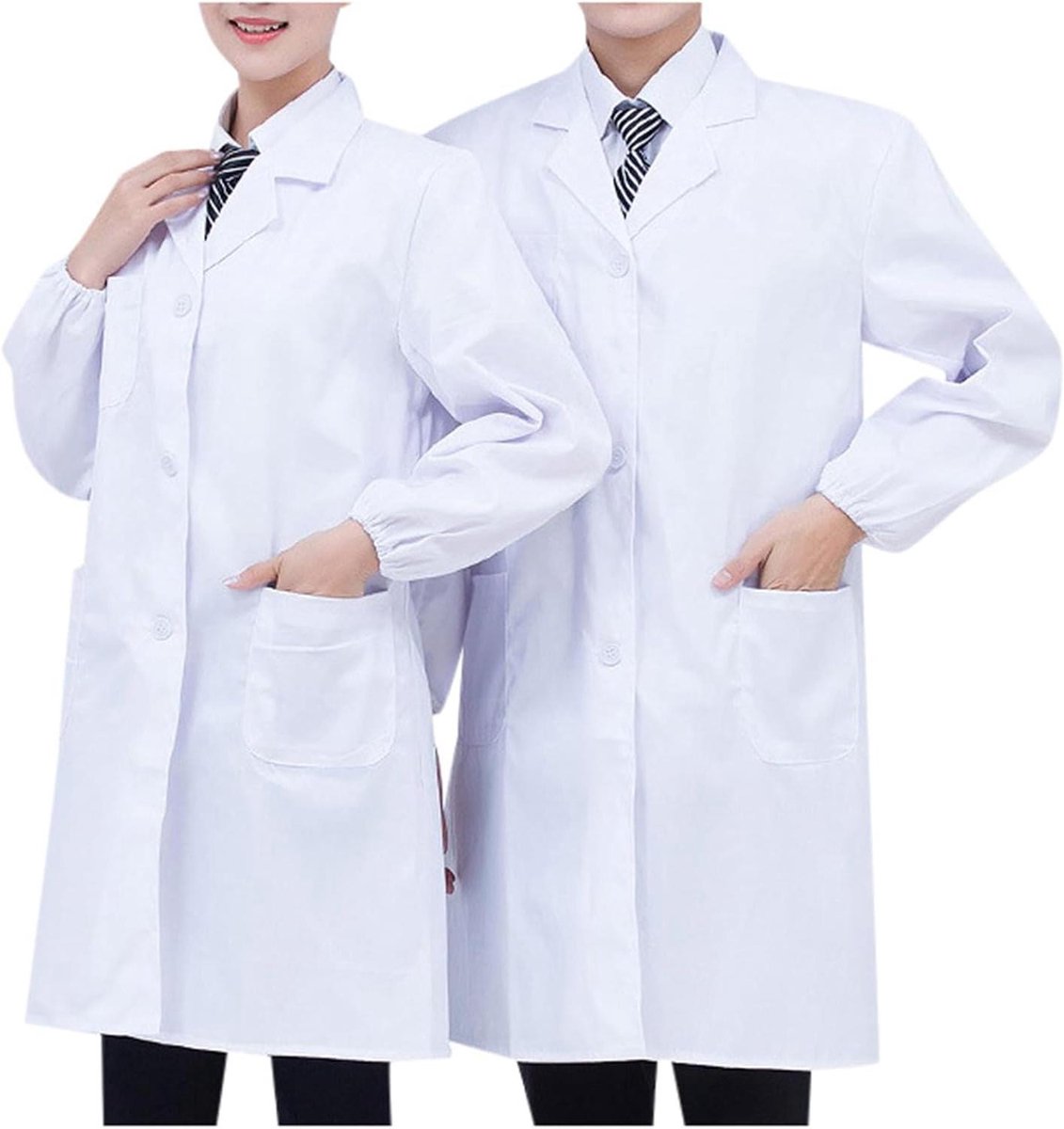 Labojas - Werkjas Kleding - Laboratorium Werk - Unisex Model - 160 g - Zwart