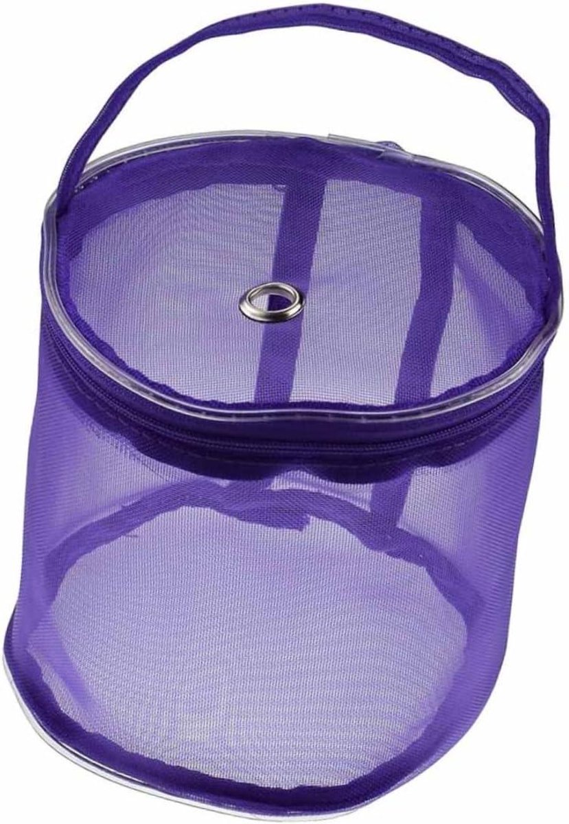 Garen Opbergtas - Hobby Organizer - Handwerk Opslag - Compact Ontwerp - 14 cm Lengte - Paars