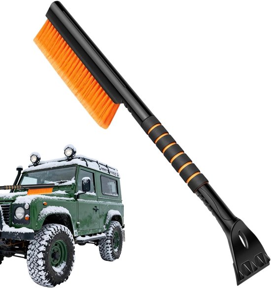 Sneeuwborstel Ijskrabber - Auto winterset - Voertuig schoonmaken - Ergonomisch golf handvat - 35 x 18 x 3 cm