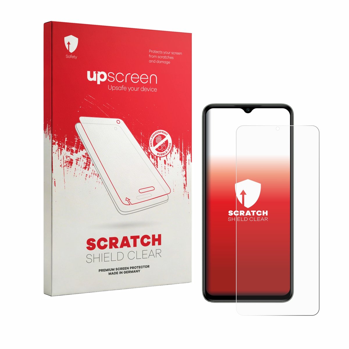 upscreen - Screenprotector voor Itel Zeno 100 - Folie Beschermfolie transparant