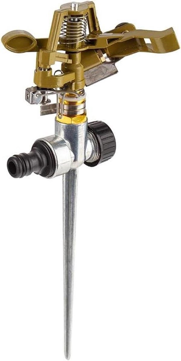 Impulssprinkler - Gazonsproeier - Tuin beregenen - Automatische rotatie - Tot 24m diameter - Metaal