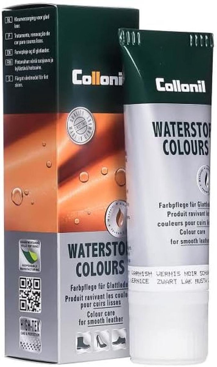 Waterdichte Schoencrème voor Glad Leer en GORE-TEX - Zwart