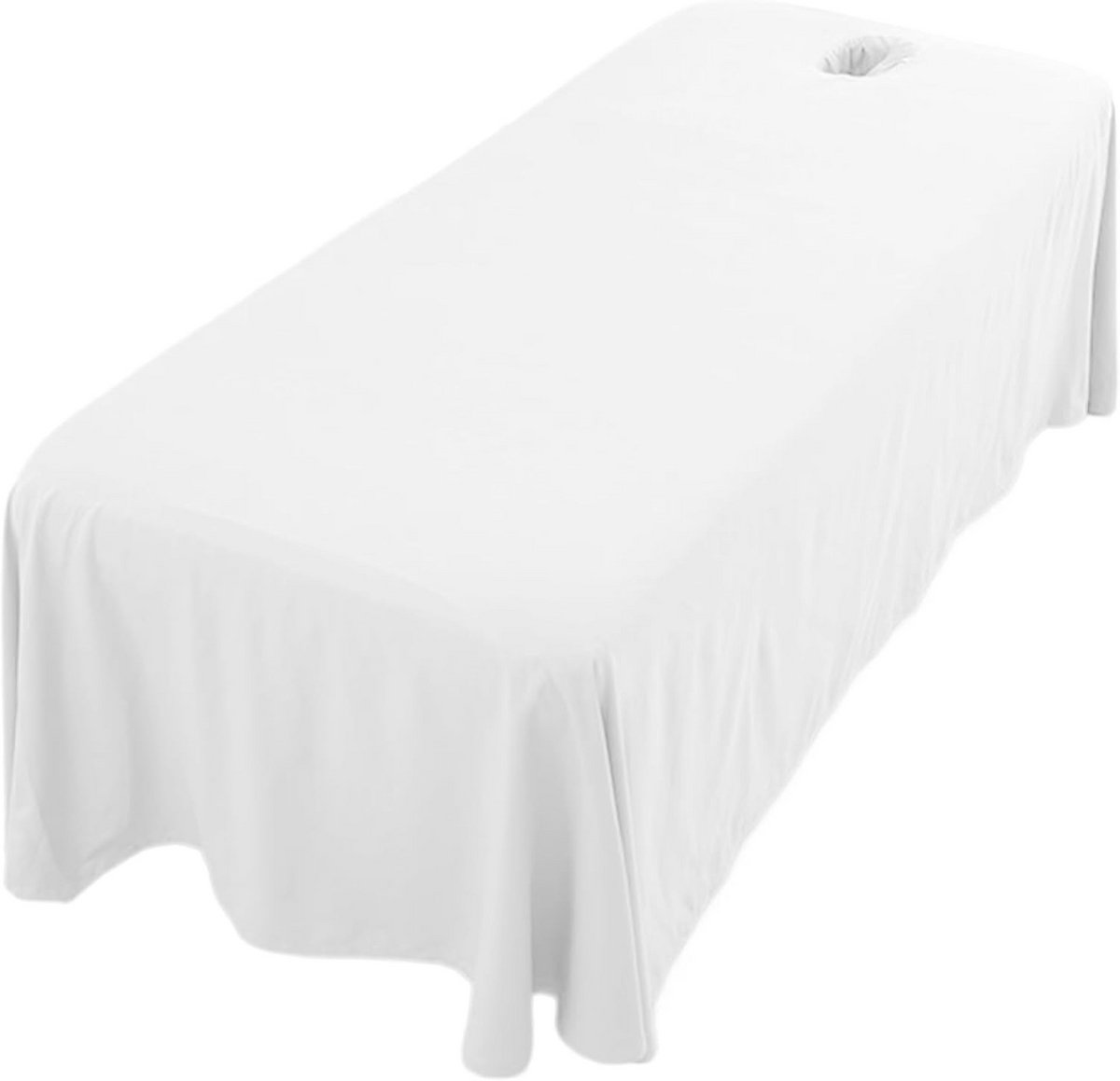 Massagebedlaken, ademende massagetafelrok met gezichtsgat, wasbare herbruikbare schoonheidsbedhoes, spa bedhoes voor salonmassage