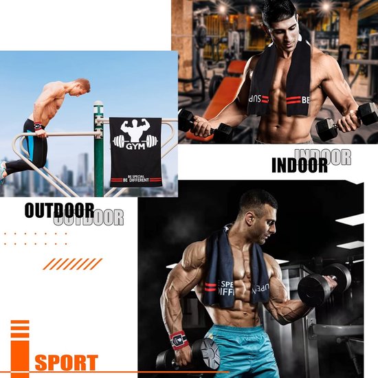 Gym Towel-Microfiber Towel-Microfiber Sheet Ideal for Weight Room,Towel for Workouts Both Indoor and Outdoor Sports,Fitness,Gym — afbeelding 3