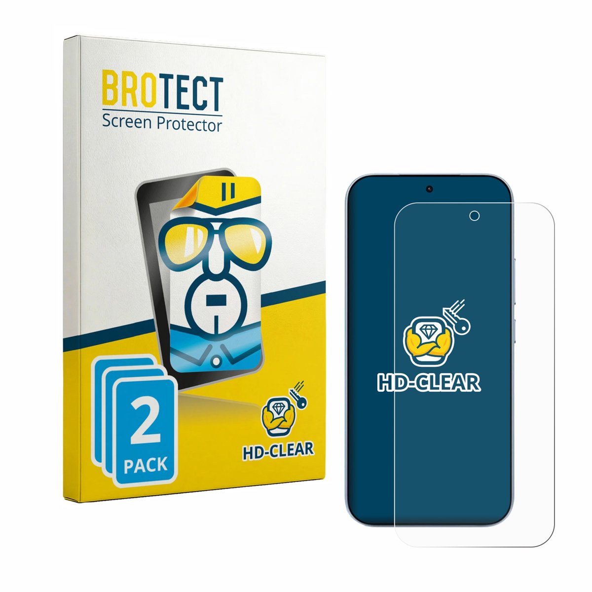 BROTECT - Screenprotector voor Xiaomi 17T - Folie Beschermfolie transparant 2 Stuks