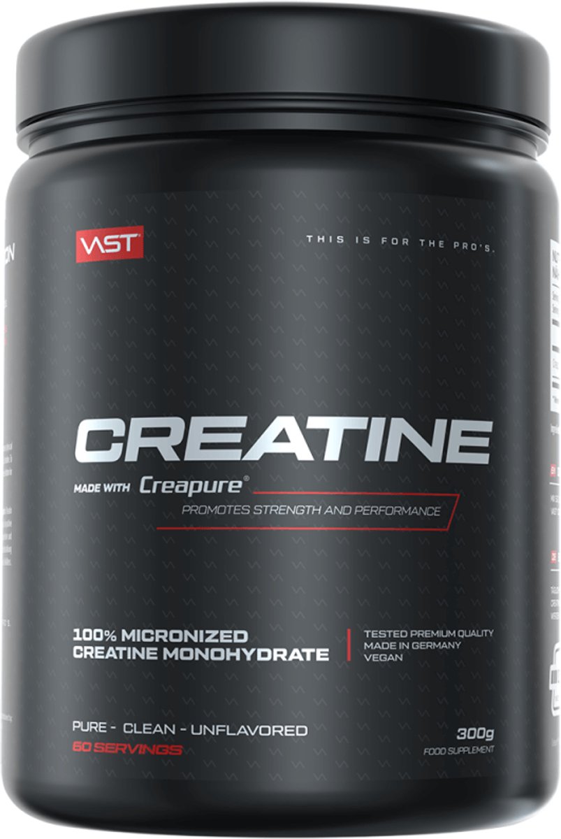 VAST Creatine Creapure (300g) Unflavoured - Creatine - Creapure