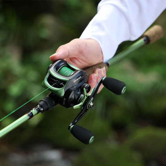 Sougayilang Fishing Baitcasting Reel, Baitcaster Fishing Reels with 9+1BB, Magnetic Braking System van Sougayilang — afbeelding 4