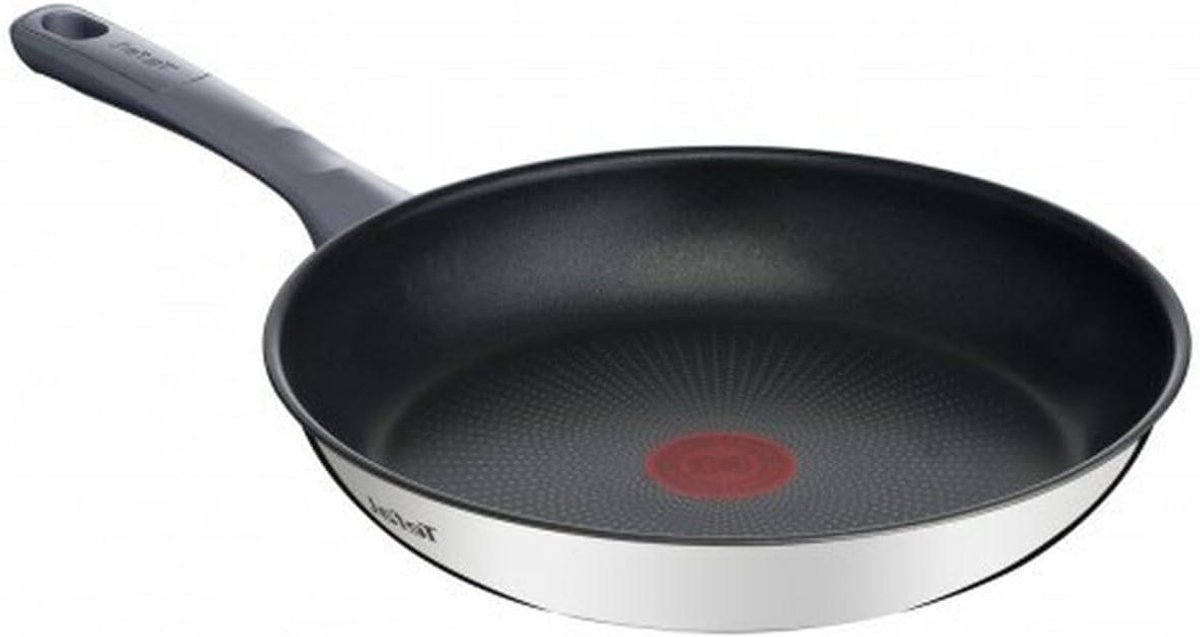 Braadpan - All-purpose pan - Dagelijks koken - Roestvrijstalen handvat - 25 cm - Zwart