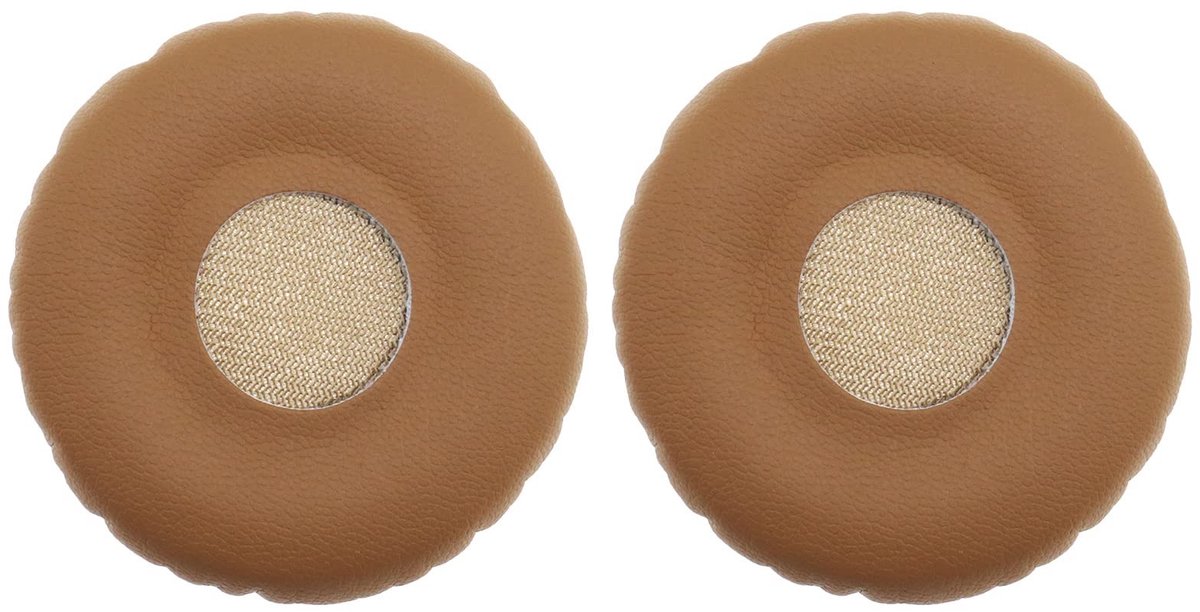 aladdien - Oorkussens - Vervanging voor hoofdtelefoon - Bruin - Eiwit leer en foam - Comfortabele pasvorm - Geschikt voor Y40 Y30 Y45 Y45BT
