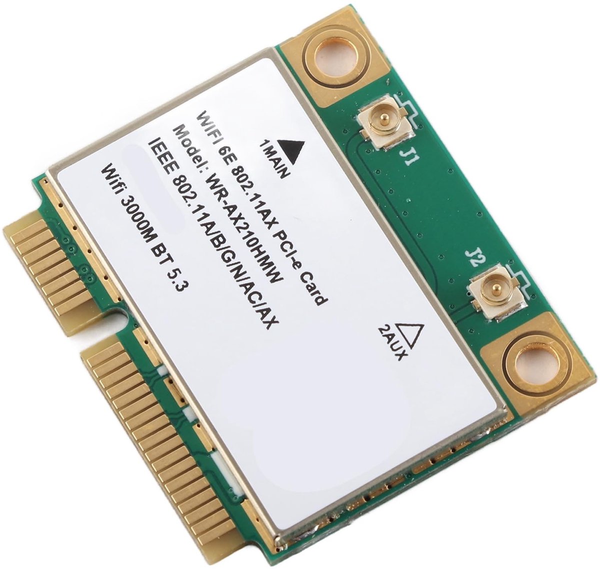 aladdien - Mini WiFi-kaart - Triple Band - 2400Mbps Draadloze Netwerk - Mini PCIe - Geschikt voor Laptop - AX210HMW