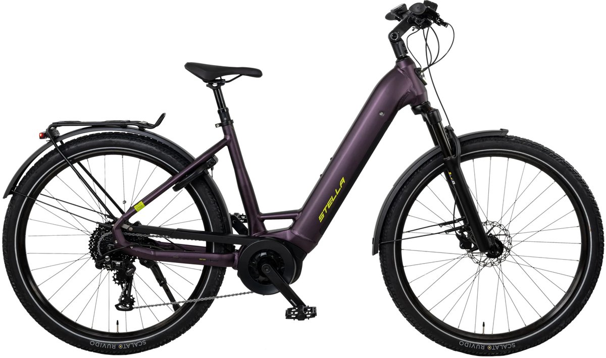 Stella Tierra Premium - Elektrische fiets - Violet Matt