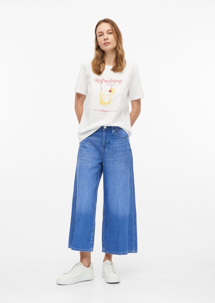 s.Oliver - female - Jeans culottes / extra wijde pijp / hoog model