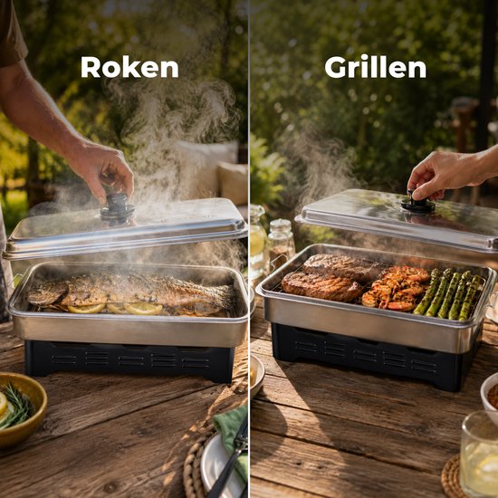 Ultimate Table Smoker Three Pit Rookoven - Rookoven van Merkloos — afbeelding 3