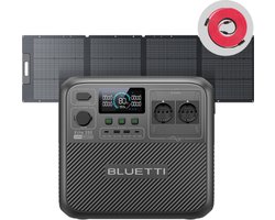 BLUETTI Elite 200 V2 - 2600 W - 2073,6Wh - Duurzame energie - met 200W Zonnepaneel PV200 - LiFePO4 Draagbare Accu - Voor Camping - Thuis - outdoor