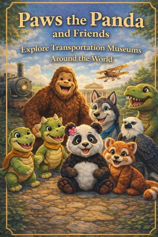 Paws the Panda and Friends Explore Transportation Museums Ar ... - cover