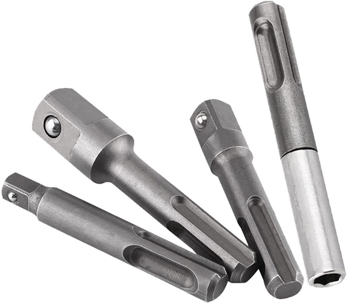 aladdien - Plus Socket Adapter - 4PCS Set - Duurzaam en multifunctioneel - 1/4 inch hex shank - Geschikt voor boren en handgereedschap - Hoogwaa...