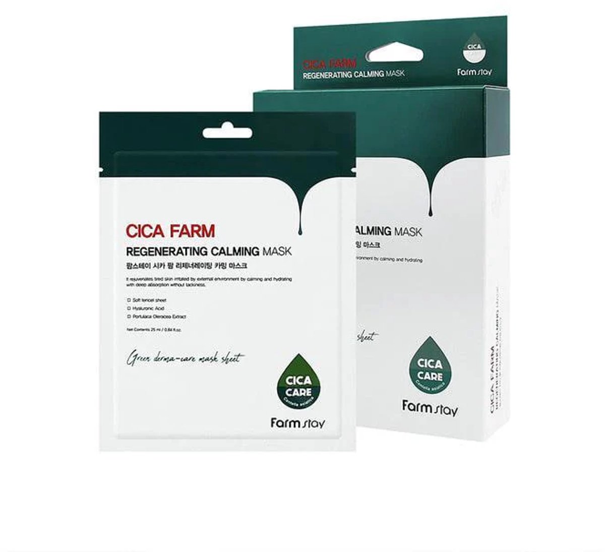 Farmstay Cica Farm Regenerating Calming Mask 25ml*10 stuks