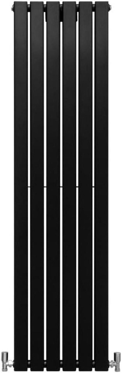 Moderne Radiator - Verwarming Paneel - Ruimte Verwarmen - Dubbel Wandmontage - 160 x 42 cm - Mat Zwart