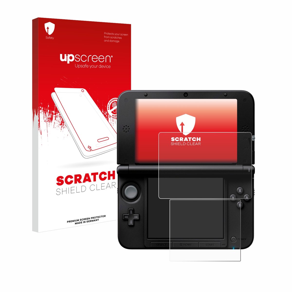 upscreen - Screenprotector voor Nintendo 3DS XL SPM7800 - Folie Beschermfolie transparant