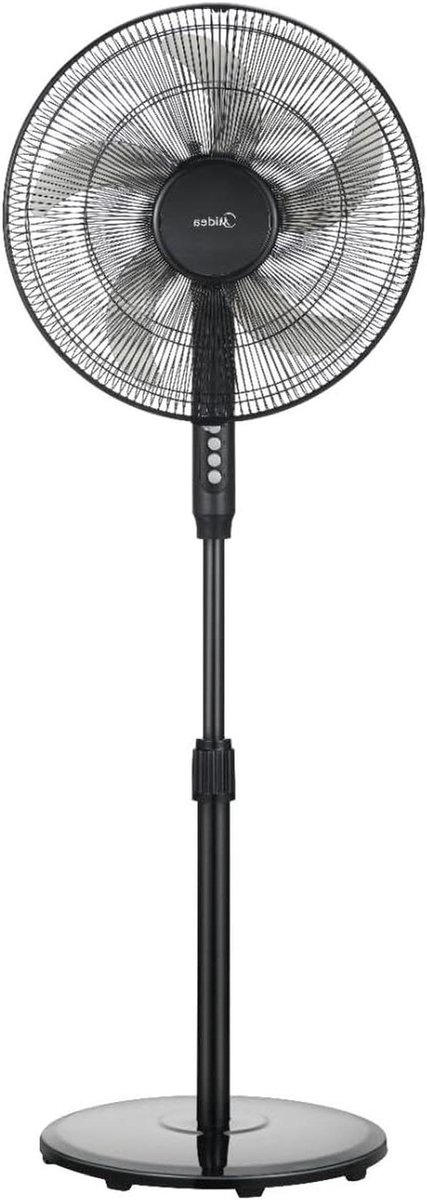 Staande Ventilator - Vloerkoeler - Ruimte Koelen - Krachtige AC Motor - Tot 130 cm - Zwart