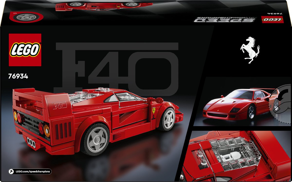 LEGO® Speed Champions - Ferrari F40 supercar - 76934 — afbeelding 21