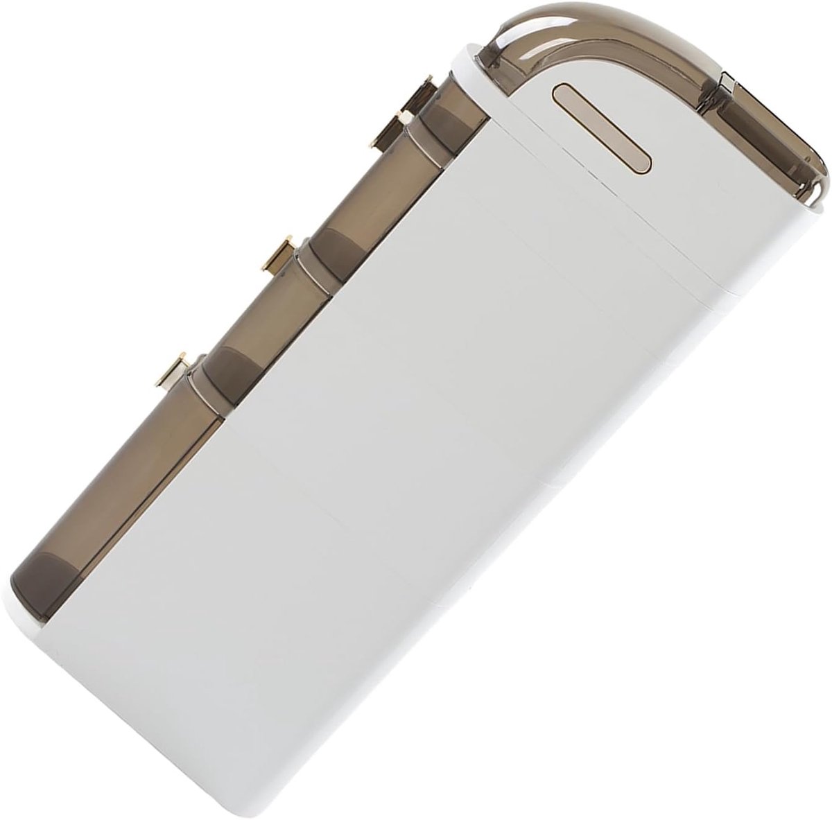 Slanke Opbergkast - Smalle Organizer - Kleine Ruimtes - Met Wielen - 4 Lades - Wit
