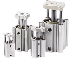 Pneumatische Cilinder - Luchtveer - Automatisering Toepassen - Dubbel Werkend - 40 mm Slag - Metaal