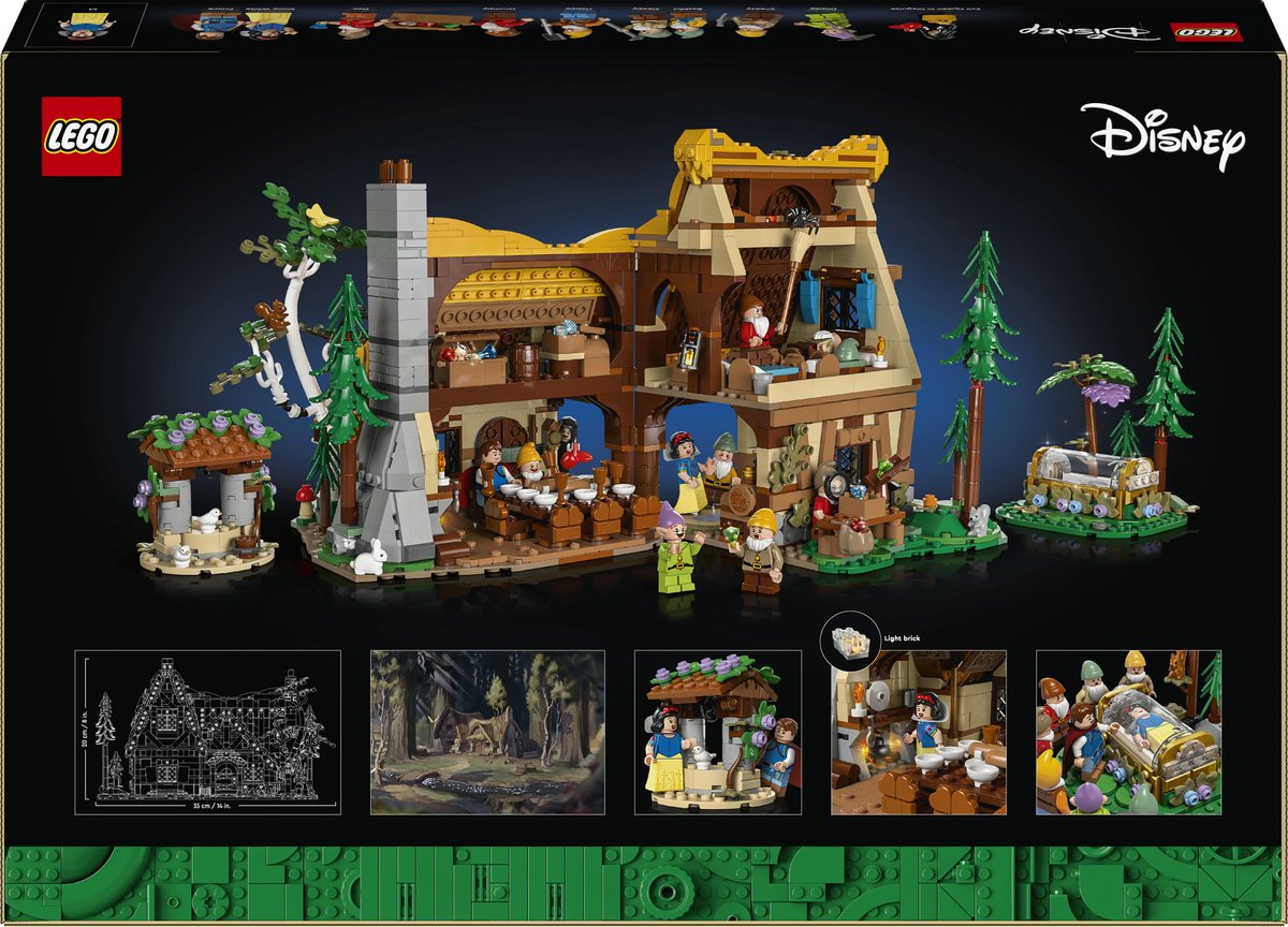 LEGO Disney Huisje van Sneeuwwitje en de zeven dwergen - 43242 — afbeelding 8