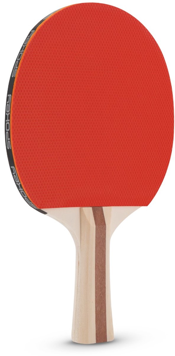 Spokey Funbat Tafeltennisbat - Zwart / Rood - FL