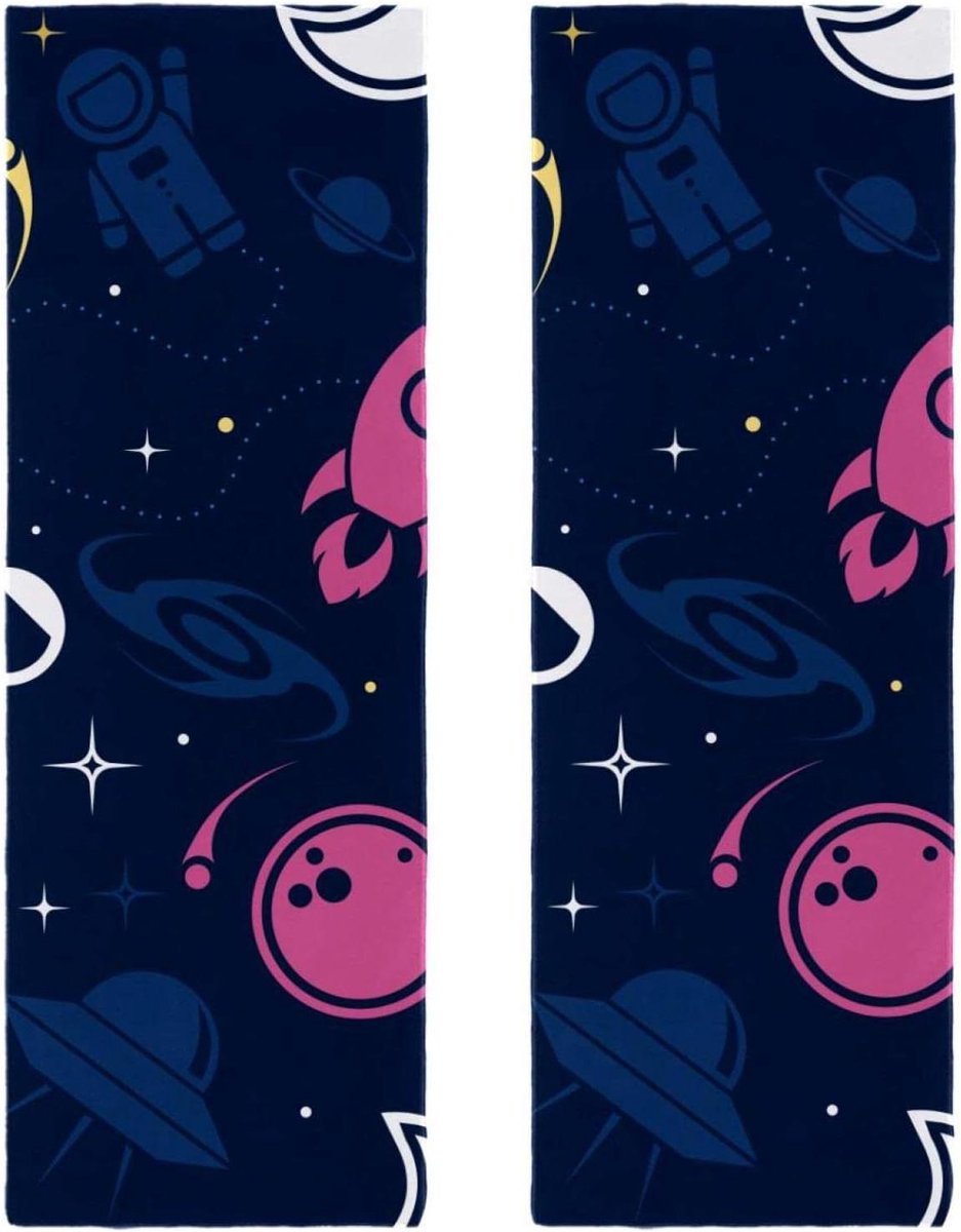 Microfiber Handdoeken - Sneldrogende Doeken - Sport en Reizen - Super Absorberend - 2 Stuks - Veelkleurig